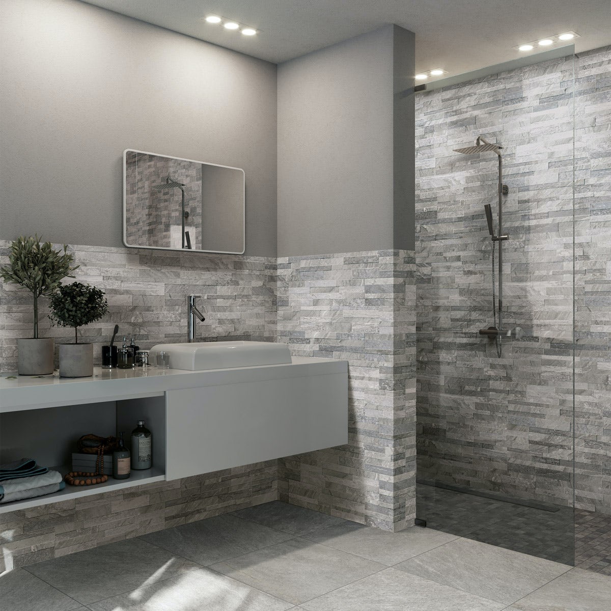 Split Face Grey Marble Mosaic Wall Tiles For Bathroom Split Face Grey Marble Mosaic Wall Tiles For Bathroom