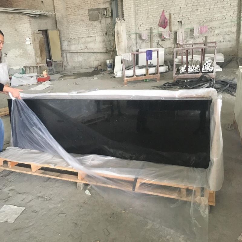 black granite countertops