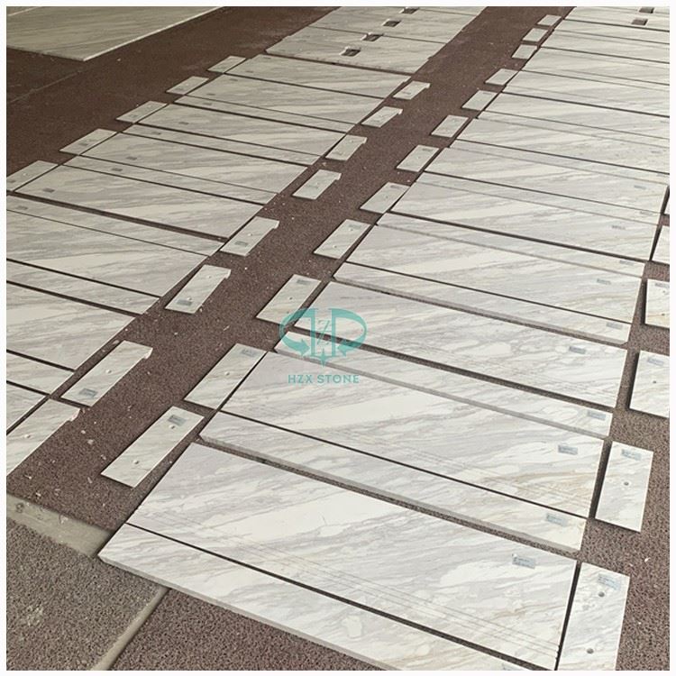 Volakas White Marble Stair Tiles