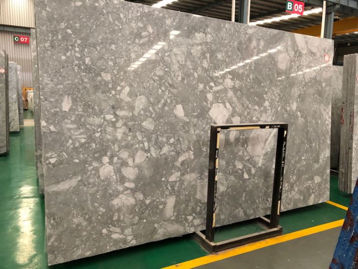 dark grey marble