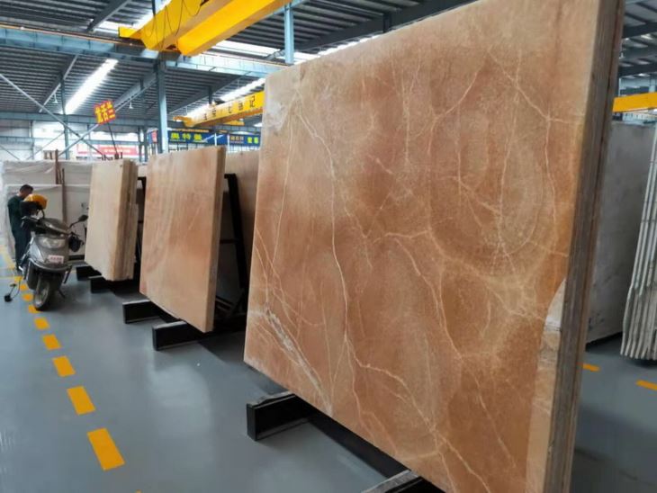 Hony Onyx-Yellow Onyx-Cross cut big slab