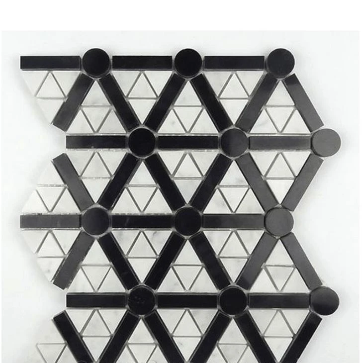 Nero Marquina Marble Mosaic