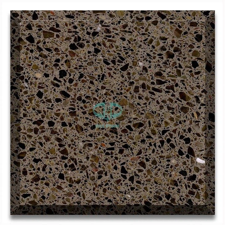 Brown Color Terrazzo