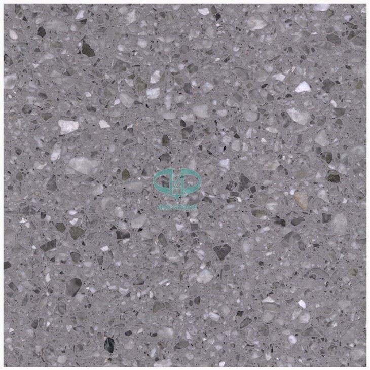 Grey Terrazzo Stone For Floor Tiles