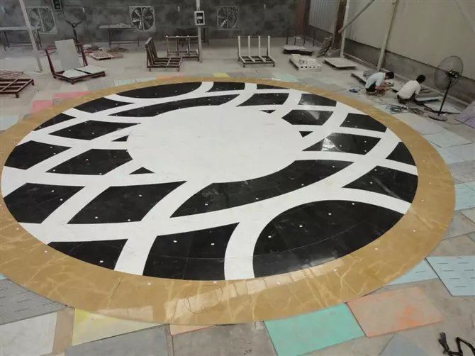 Waterjet Medallion Decoration