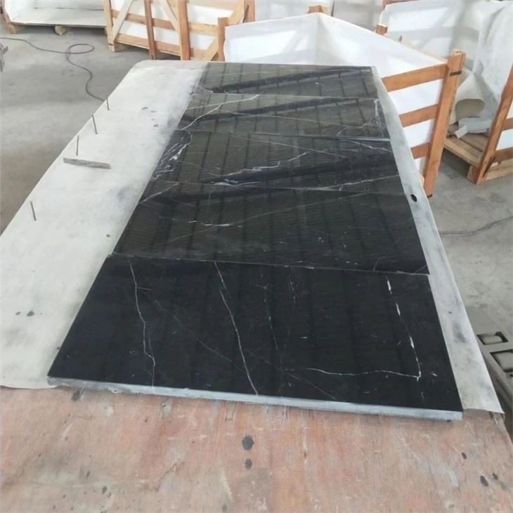 Nero Margiua Marble Slabs