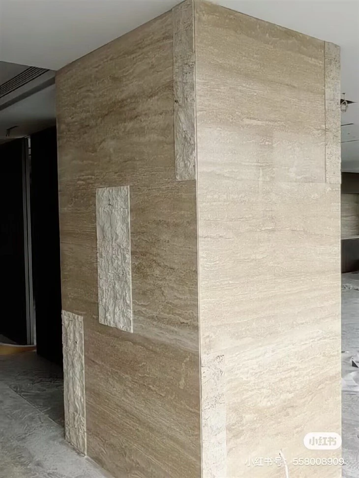Beige Travertine Flooring Tile