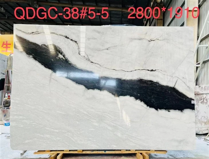 Panda White Marble Wall Slab For Flooring Tile